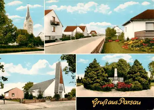 AK / Ansichtskarte 73874797 Parsau Kirchen Dorfstrasse Gedenkstaette Parsau