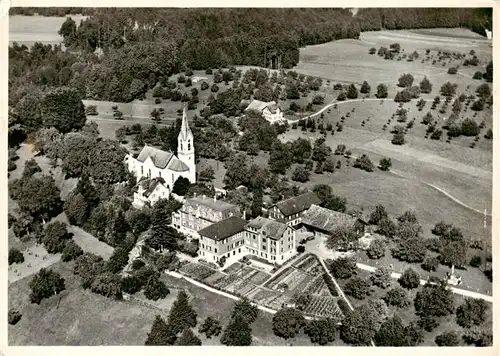 AK / Ansichtskarte  St_Pelagiberg_TG Fliegeraufnahme Kurhaus Marienburg mit Kirche 