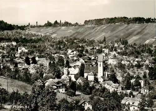 AK / Ansichtskarte  Thal_Bodensee_SG Fliegeraufnahme  