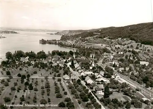 AK / Ansichtskarte  Mammern_Untersee Fliegeraufnahme 