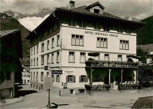 AK / Ansichtskarte  Berguen_Bravuogn_GR Hotel Weisses Kreuz Berguen_Bravuogn_GR