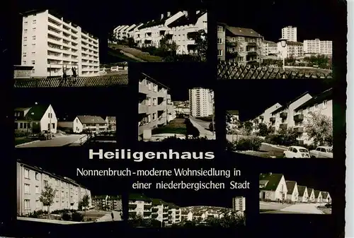 AK / Ansichtskarte 73874845 Heiligenhaus_Mettmann Nonnenbruch moderne Wohnsiedlung Details Heiligenhaus Mettmann