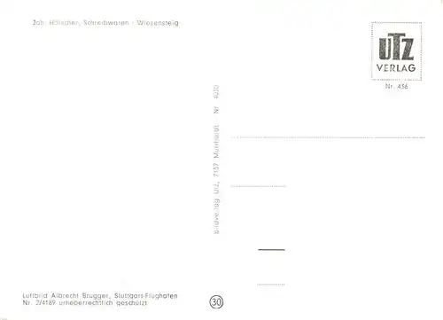 AK / Ansichtskarte  Wiesensteig Fliegeraufnahme mit Autobahn Stuttgart Ulm Wiesensteig