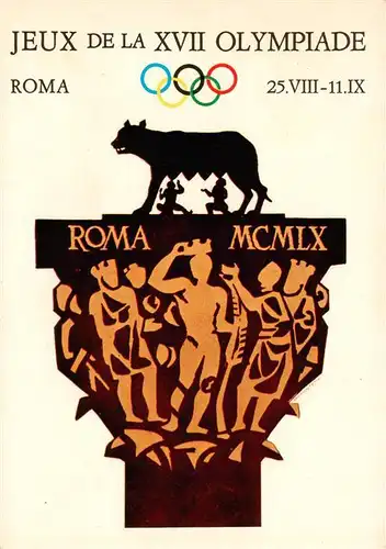 AK / Ansichtskarte 73874857 Roma__Rom_IT Jeux de la XVII Olympiade 