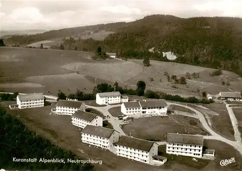 AK / Ansichtskarte  Neutrauchburg Kuranstalt Alpenblick Fliegeraufnahme Neutrauchburg