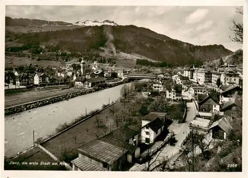 AK / Ansichtskarte  Ilanz_GR Rheinpartie Ilanz_GR