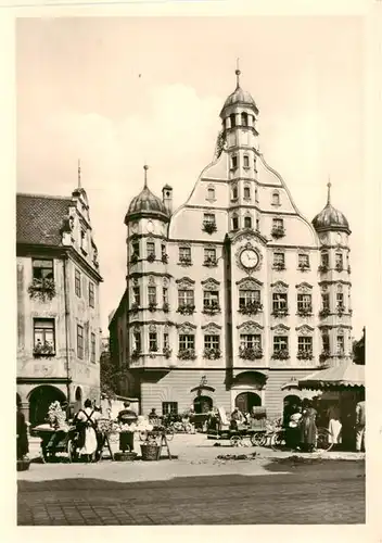 AK / Ansichtskarte  Memmingen Rathaus Memmingen