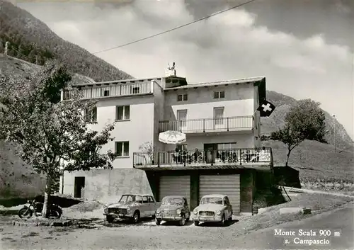 AK / Ansichtskarte  Campascio_GR Ristorante Bar Pensione Monte Scala 