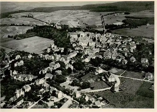 AK / Ansichtskarte  Hachenburg_Westerwald Fliegeraufnahme Hachenburg_Westerwald