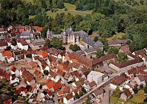 AK / Ansichtskarte  Laubach_Hessen Teilansicht Ort am Naturpark Hoher Vogelsberg Laubach Hessen