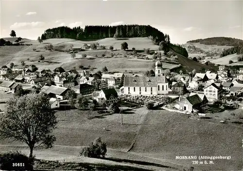 AK / Ansichtskarte  Mosnang_Toggenburg_SG Panorama mit Kirche 