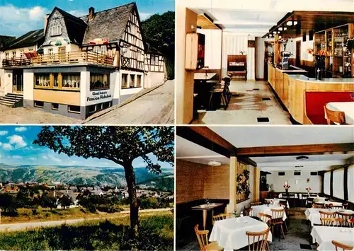 AK / Ansichtskarte  Biebernheim Gasthaus Pension zum Rebstock Panorama Biebernheim