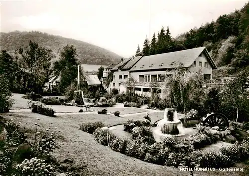 AK / Ansichtskarte  Riedener_Muehlen Hotel Haus Hubertus Garten Riedener_Muehlen