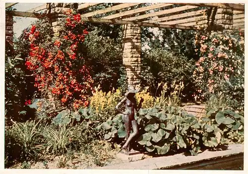 AK / Ansichtskarte  Essen__Ruhr Motiv aus dem Grossen Blumenhof GRUGA 1952 