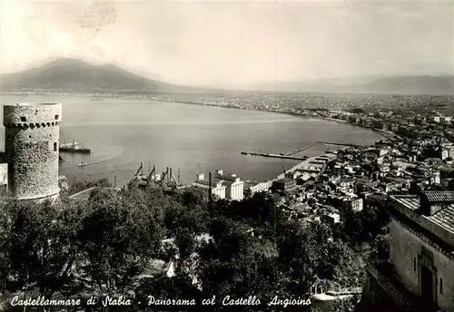 AK / Ansichtskarte 73874995 Castellammare_di_Stabia Panorama col Castello Angioino Castellammare_di_Stabia