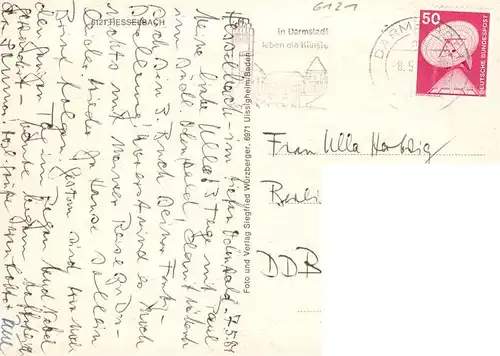 AK / Ansichtskarte  Hesselbach_Odenwald Fliegeraufnahme Hesselbach Odenwald