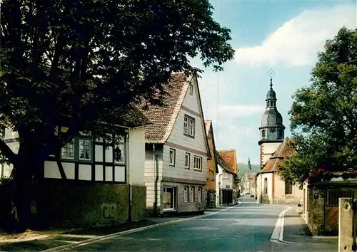 AK / Ansichtskarte  Neustadt_Odenwald Zentrum Blick zur Kirche Neustadt_Odenwald