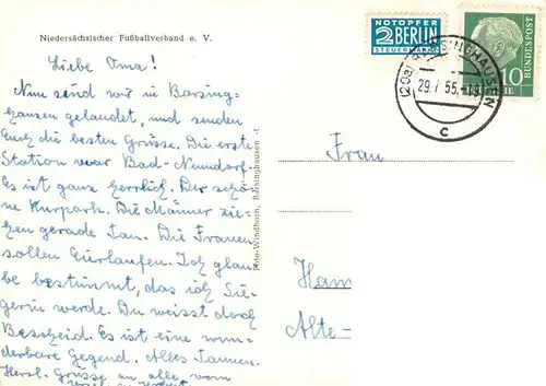 AK / Ansichtskarte 73875065 Barsinghausen Fussballverbandsheim Niedersaechsischer Fussballverband e.V. Barsinghausen