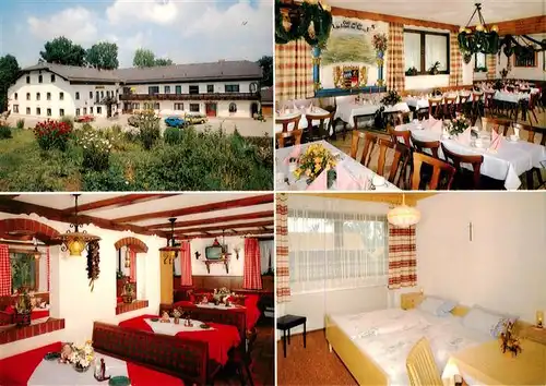 AK / Ansichtskarte 73875069 Untersteppach Gasthof Waldschaenke Gastraum Fremdenzimmer 