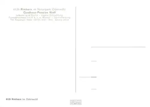 AK / Ansichtskarte  Rimhorn Panorama Ort im Naturpark Odenwald Rimhorn
