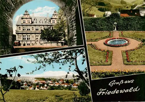 AK / Ansichtskarte 73875089 Friedewald_Westerwald Schloss Park Panorama Friedewald_Westerwald