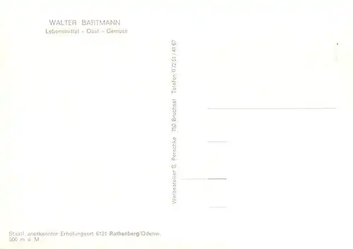 AK / Ansichtskarte  Rothenberg_Odenwald Panorama Erholungsort Landschaft Naturpark Odenwald Rothenberg Odenwald