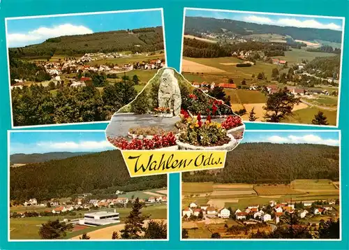 AK / Ansichtskarte  Wahlen_Odenwald Panorama Erholungsort Gedenkstein Wahlen_Odenwald