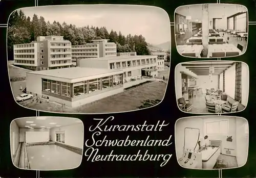 AK / Ansichtskarte 73875161 Neutrauchburg Kuranstalt Schwabenland Gastraum Hallenbad Moorbad Neutrauchburg