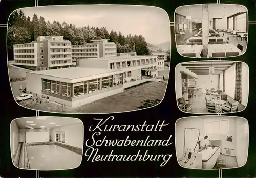 AK / Ansichtskarte  Neutrauchburg Kuranstalt Schwabenland Gastraum Hallenbad Moorbad Neutrauchburg