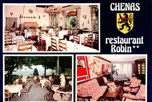 AK / Ansichtskarte  Chenas Restaurant Robin Gastraeume Terrasse Chenas