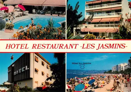AK / Ansichtskarte  Golfe-Juan_06 Hotel Restaurant Les Jasmins Pool Strand 