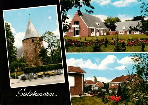 AK / Ansichtskarte 73875210 Salzhausen__Lueneburger_Heide Turm Park Siedlung 