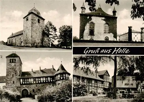 AK / Ansichtskarte 73875221 Holle_Hildesheim Schloss Gedenktafel Holle_Hildesheim
