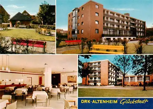 AK / Ansichtskarte  Glueckstadt DRK Altenheim Glueckstadt Park Speisesaal Glueckstadt