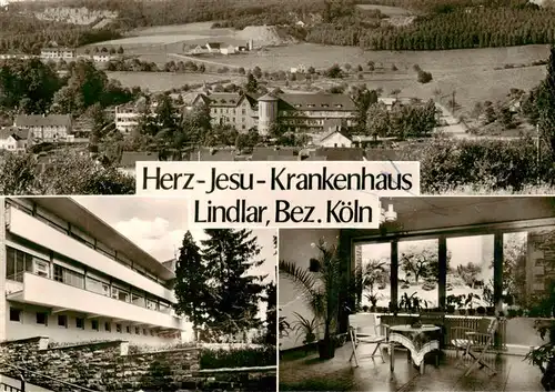 AK / Ansichtskarte  Lindlar Herz Jesu Krankenhaus Panorama Gastraum Lindlar