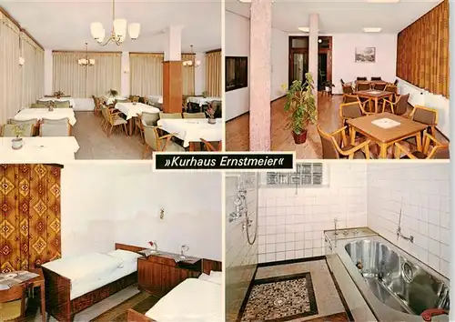 AK / Ansichtskarte  Bad_Randringhausen_Buende Ernstmeiers Moor Schwefel und Stahlbad Gastraeume Zimmer Moorbadewanne 