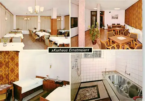 AK / Ansichtskarte  Bad_Randringhausen_Buende Ernstmeiers Moor Schwefel und Stahlbad Gastraeume Zimmer Moorbadewanne 