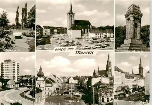 AK / Ansichtskarte  Viersen Casinogarten Alter Markt Bismarckturm St Remigius Hauptstrasse Berliner Hoehe Neumarkt Viersen