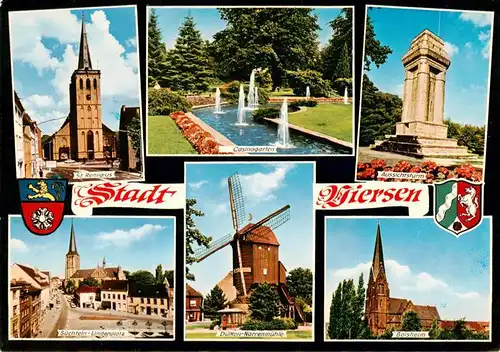 AK / Ansichtskarte 73875308 Viersen St Remigius Casinogarten Aussichtsturm Suechteln Lindenplatz Duelken Narrenmuehle Boisheim Kirche Viersen