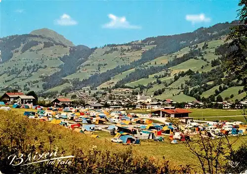 AK / Ansichtskarte 73875323 Brixen_Thale_Tirol_AT Campingplatz mit Hoher Salve 