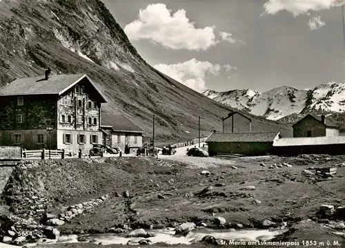 AK / Ansichtskarte  Lukmanierpass_1916m_Lucomagno_TI Gasthaus Sta Maria 