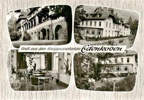 AK / Ansichtskarte  Edenkoben Kneippsanatorium Gastraum Edenkoben