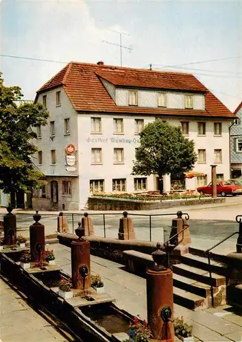 AK / Ansichtskarte  Beerfelden_Odenwald Gasthof zur Muemlingquelle Beerfelden Odenwald