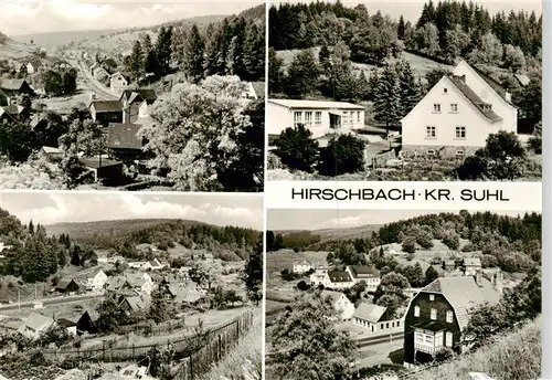 AK / Ansichtskarte 73875368 Hirschbach__Suhl Panorama Teilansichten 