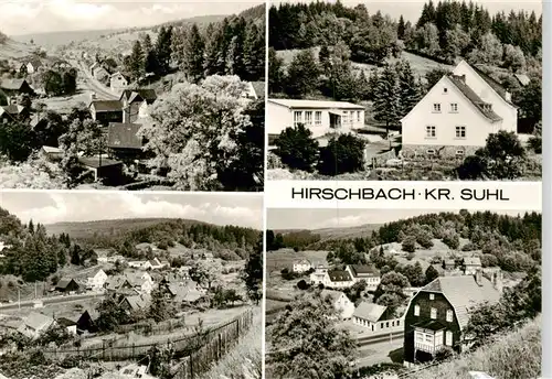 AK / Ansichtskarte  Hirschbach__Suhl Panorama Teilansichten 