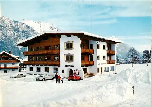 AK / Ansichtskarte 73875391 Pertisau_Achensee Hotel Pension Cafe Sportalm Pertisau Achensee