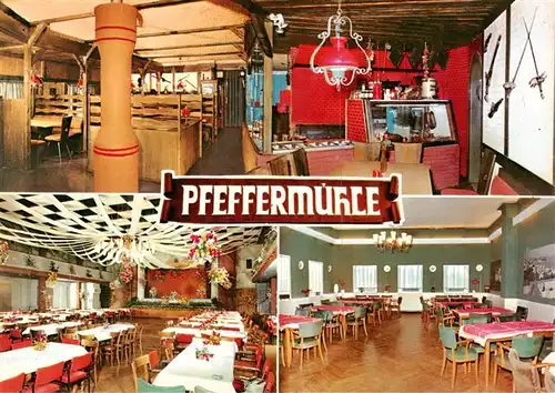 AK / Ansichtskarte  Schleswig_Schlei_Erfde Restaurant Pfeffermuehle Grillrestaurant Rendezvous Kellerbar 