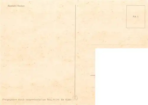 AK / Ansichtskarte  Rastatt Fliegeraufnahme Rastatt