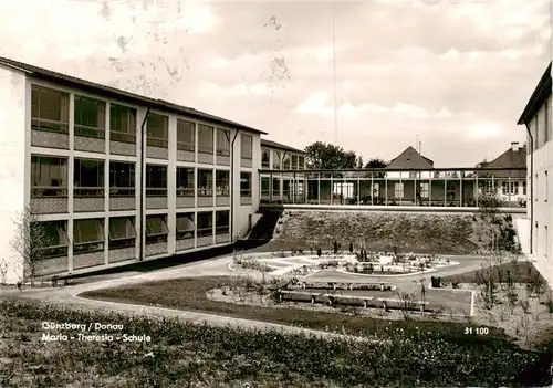 AK / Ansichtskarte  Guenzburg Maria Theresia Schule Guenzburg