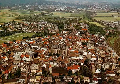 AK / Ansichtskarte  Friedberg__Hessen Fliegeraufnahme mit Kirche 